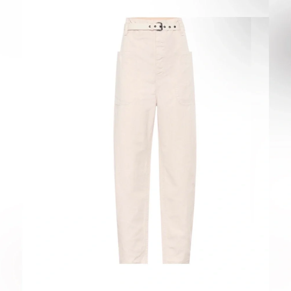 New! Isabel Marant Etoile Rinny high waist paper bag trousers pants 41268